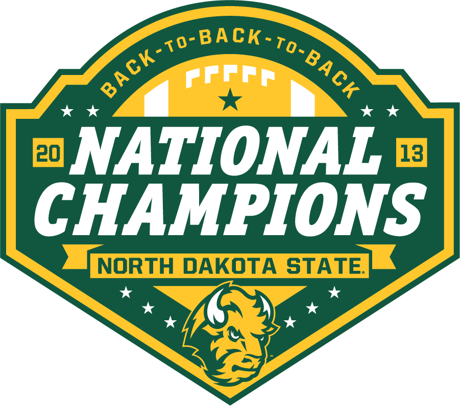 North Dakota State Bison 2013 Champion Logo DIY iron on transfer (heat transfer)